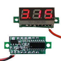 SEEED-114990164 VOLTMETER 0.28 INCH LED DIGITAL DC RED - 1
