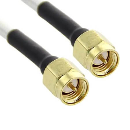 SEEED-320160012 SMA M&M 6GHZ SEMI-FLEXIBLE CABLE RG402 - 10CM - 1
