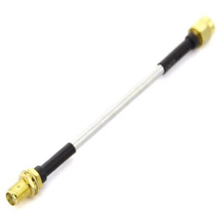 SEEED-320160013 SMA M&F 6GHZ SEMI-FLEXIBLE CABLE RG402 - 10CM - 1
