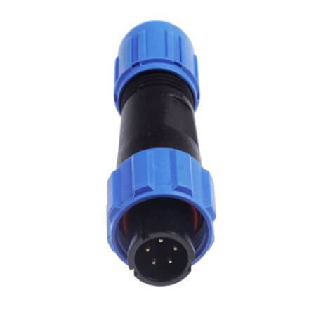 SEEED-320991108 IP68 WATERPROOF 5-PIN AVIATION CONN. SPI1310/P - 1