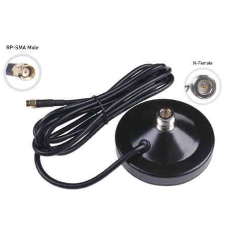 SEEED-321990855 ANTENNA MAGNETIC BASE;N FEMALE TO RP-SMA MALE - 1