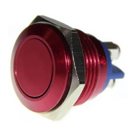 SEEED-311050002 SWITCH PUSH BUTTON 3A 250VAC 16MM RED - 1