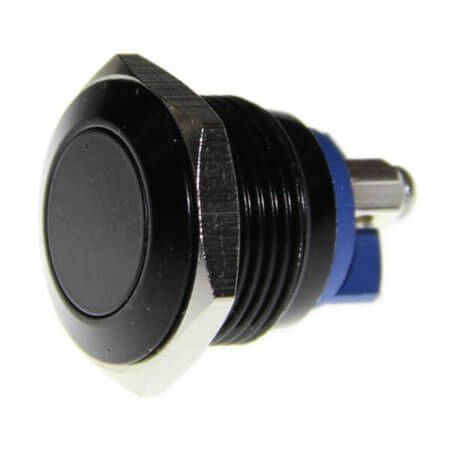 SEEED-311050005 SWITCH PUSH BUTTON 3A 250VAC 16MM BLACK - 1