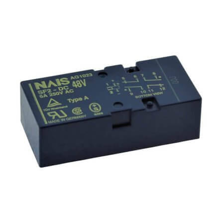 SF2-48V RELAY 6A 48V 2PNC NAIS - 1