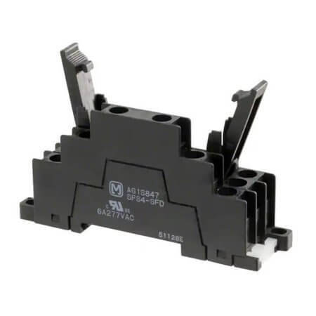 SFS4-SFD RELAY SOCKET DIN RAIL 10PIN SCREW - 1