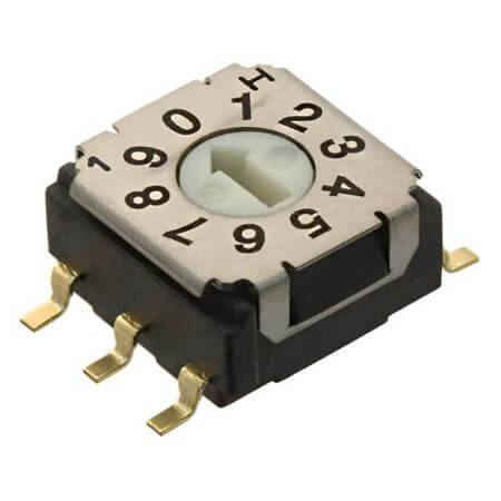 SH-7010TB SWITCH ROTARY 100mA 5V DIP - 1