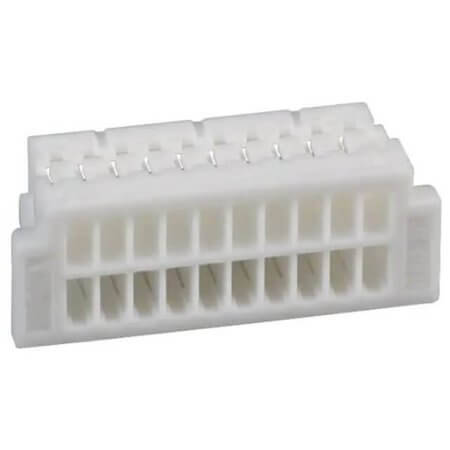 SHDR-20V-S-B CONNECTOR HOUSING SHD 20PIN 1MM WHITE JST - 1