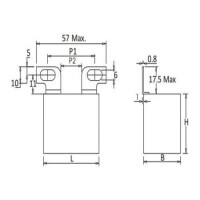 SI000021000AF0E200TPK01 CAP.SNUB.2uF 1000VDC E2-CASE ALCON - 1