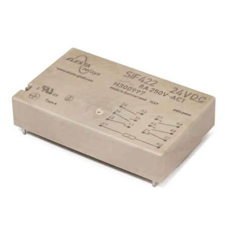 SIF422 12VDC RELAY FORCEGUIDED 8A 12VDC (4 Form A/2 Form B) - 1