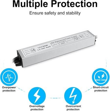 Silver Su Geçirmez Güç Kaynağı 30W 12V 2.5A - 4