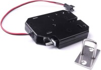 Silver XG-07C DC12V 2A Small Locker Electromagnetic Lock Four Wire With Feedback Size:73x58x13mm - 1
