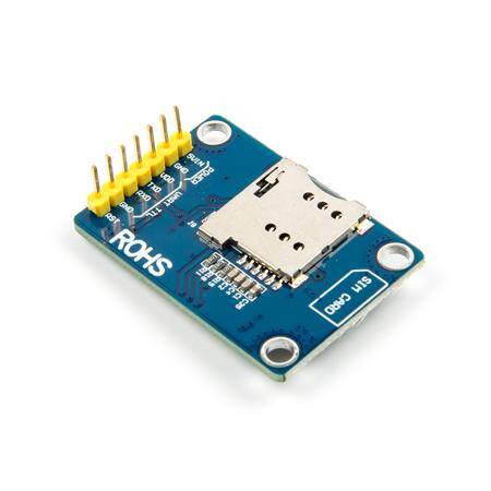 SIM800L V2.0 5V Wireless GSM GPRS MODULE Quad-Band Antenna Cable Cap - 1