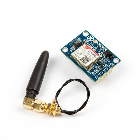 SIM800L V2.0 5V Wireless GSM GPRS MODULE Quad-Band Antenna Cable Cap - 7