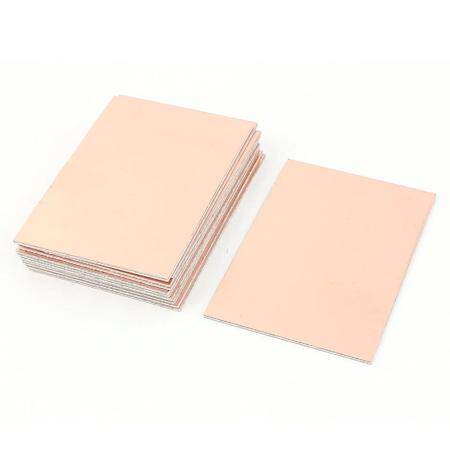 Single Side 10x15cm Thickness 1.5mm FR4 Glass Fiber Blank Copper Clad Printed Circuit Board Universal Prototype PCB - 2
