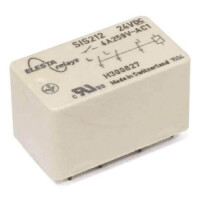SIS212 12VDC RELAY FORCEGUIDED 6A 12VDC (2 Form A/1 Form B) - 1