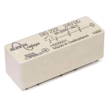 SIS312 24VDC RELAY FORCEGUIDED 6A 24VDC (3 Form A/1 Form B) - 1