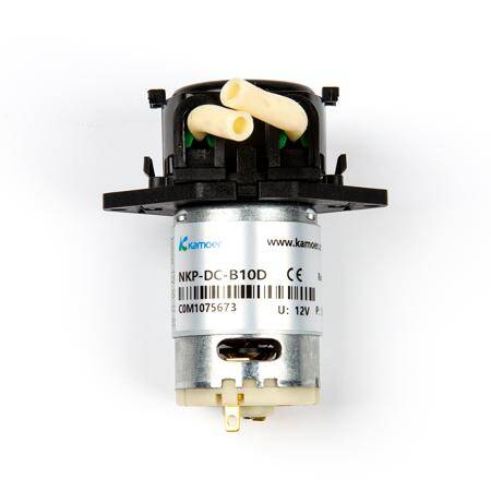 Siyah 12V BPT Tüplü Sıvı Pompası ID:3mm-OD:5mm- 19-100mL/Dak. - 7