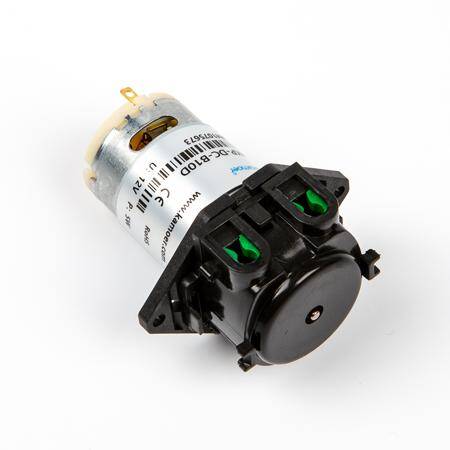 Siyah 12V BPT Tüplü Sıvı Pompası ID:3mm-OD:5mm- 19-100mL/Dak. - 12
