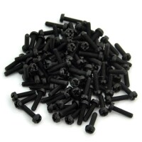 Siyah Plastik Vida M3x12mm - 1