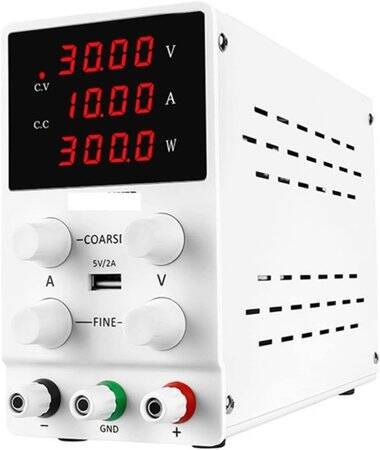 Siyah SPS605 60V 5A Dikey Dijital Ekranlı DC Ayarlı Güç Kaynağı 110V US Fişli - 1