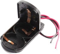 Siyah Tekli CR2032-LIR203 Pil Tutucu Kutusu - 2