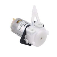 Siyah Tip L 12V BPT Tüplü Sıvı Pompası ID:3mm-OD:5mm- 19-100mL/Dak. - 1