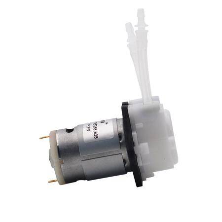Siyah Tip L 12V BPT Tüplü Sıvı Pompası ID:3mm-OD:5mm- 19-100mL/Dak. - 5