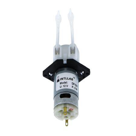 Siyah Tip L 12V Silikon Tüplü Sıvı Pompası ID:3mm-OD:5mm- 19-100mL/Dak. - 2