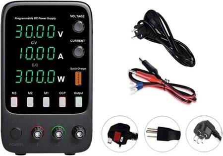 Siyah WPS1203H 120V 3A DC Ayarlı Güç Kaynağı 220V EU Fişli - 2