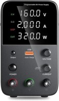 Siyah WPS1602H 160V 2A DC Ayarlı Güç Kaynağı 110V US Fişli - 4