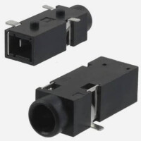 SJ-3523-SMT-TR CONNECTOR STEREO JACK SMT R/A 3.5MM - 1