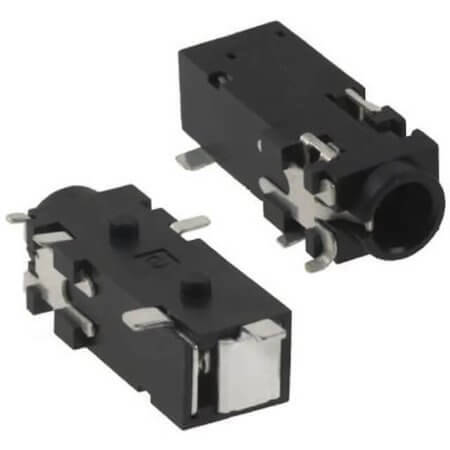 SJ1-42534-SMT-TR CONNECTOR JACK 2.5MM 4COND R/A SMD - 1