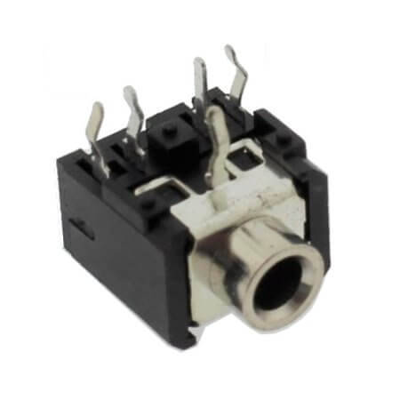 SJ3.5-003B- CONNECTOR JACK DIP STREO 3.5MM 12x9mm - 1