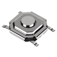 SKQGADE010 SWITCH TACT 5.20x5.20 1.50mm 260gF SMT V/T - 1