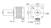 SL42STH34-1334A 42mm Yüksek Torklu Hibrit Step Motor - 3