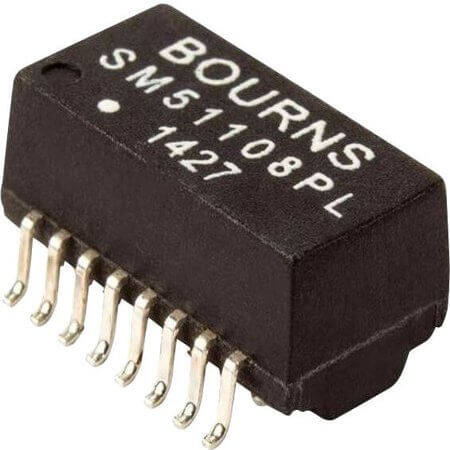 SM51108PEL TRANSFORMER PULSE XFMR 1CT:1CT 350UH - 1