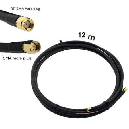 SMA(M)-RPSMA(M)-240-12M CABLE L.WAN SMA(M)-RPSMAM WLC240 12M STANDARTS LMR - 1