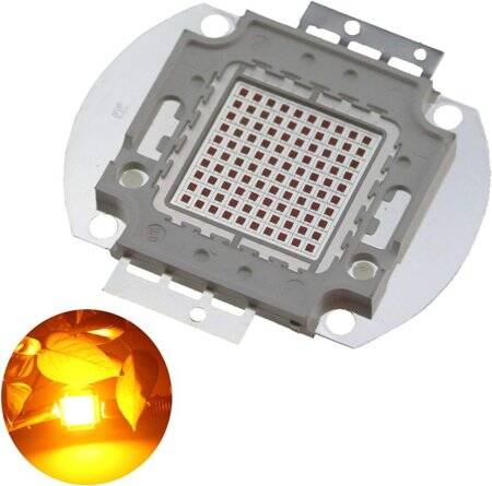 SMD 100W POWER LED Sarı - 2