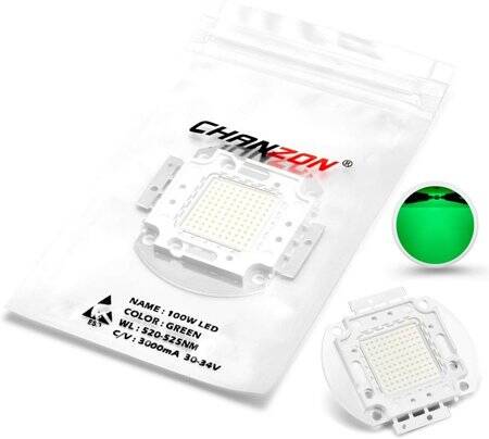 SMD 100W POWER LED Yeşil Pure Yeşil - 4