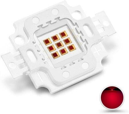 SMD 10W High Power LED Bulb 730nm Infrared - 1