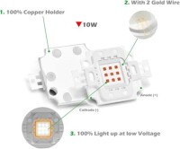 SMD 10W POWER LED Sarı - 3