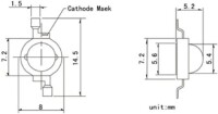 SMD 1W POWER LED Doğal Beyaz - 4