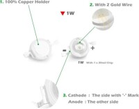 SMD 1W POWER LED Mavi Plant Mavi - 5