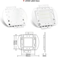 SMD 20W POWER LED Mavi - 5