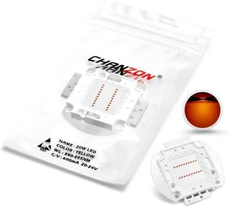 SMD 20W POWER LED Sarı - 4