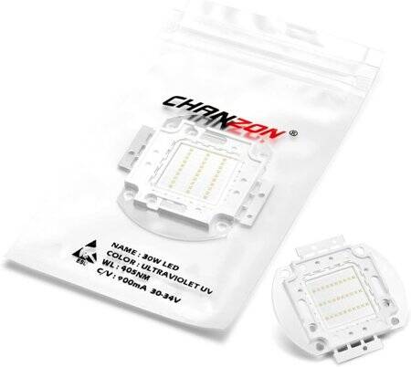 SMD 30W POWER LED Mor 405-410nm - 1