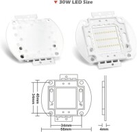 SMD 30W POWER LED Mor 405-410nm - 5