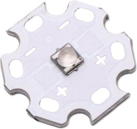 SMD 3W POWER LED Mor 395-400nm - 1