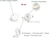 SMD 3W POWER LED Turuncu - 5