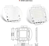 SMD 50W POWER LED Mavi - 5